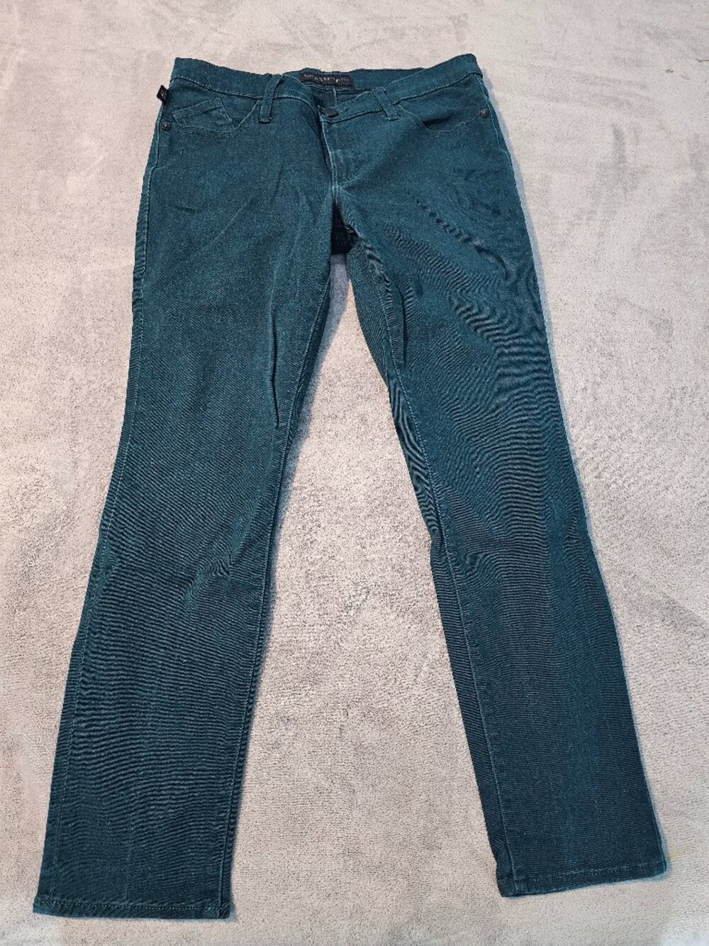 Rock & Republic Teal Denim Skinny Jeans Size 14 Medium